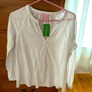 Lily Pulitzer white top new with tags